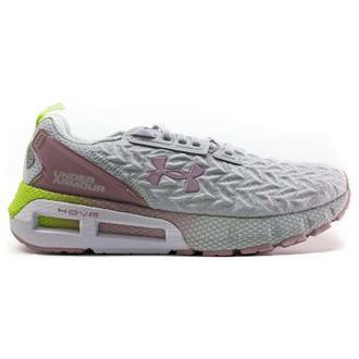 Under Armour HOVR Mega 2 Clone Synthetic Textile Womens Low Top Trainers - Grey Pink - Size:UK 6.5