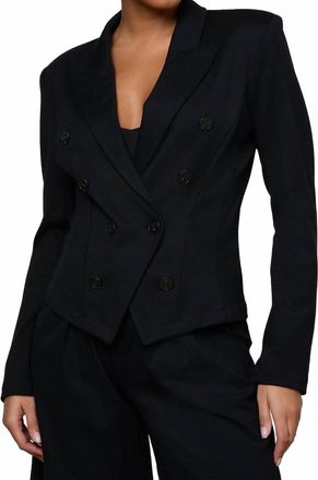 L'agence Emerson Ponte Blazer In Black