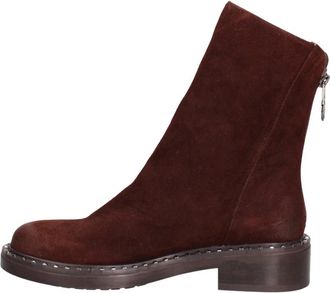 Marc Ellis Echtlederen Enkellaars - Dames - Enkellaarsjes - Bruin - 37 EU - Leer - Schoenen
