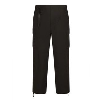 Alpha Industries Zwarte Stijlvolle Broek - Heren - Straight fit broeken - Zwart - S - Broeken
