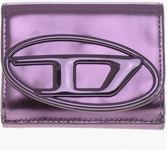 Diesel Mini Metallic Leather Wallet size One Size