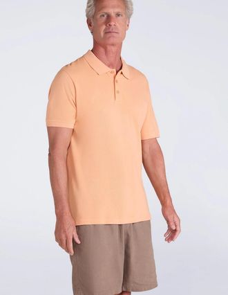 Mountain Warehouse Mens Mountain Warehouse Mens Lakeside II Polo Shirt - Pink/Orange/Red - Size: 46