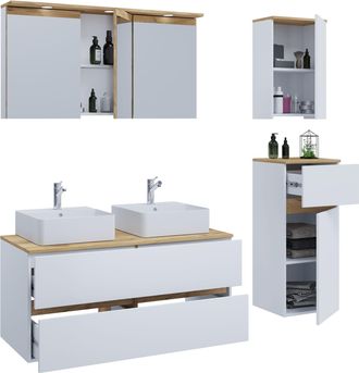 VCM Conjunto De Muebles De Ba&ntilde;o Con Lavabo Cosila-a 111 149x151x51 - Vcm