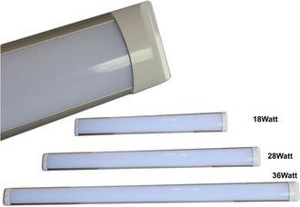 Trade Shop Trade Shop Traesio - Trade Shop - Neon Applique Barra Led Smd Applique Soffitto Plafoniera 18w 28w 36w Watt 6500k - -28 Vatios