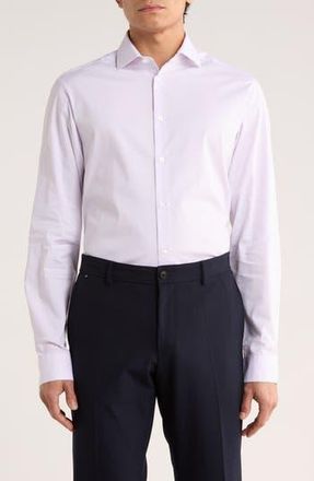 Calvin Klein Slim Fit Stretch Dress Shirt in Soft Pink at Nordstrom Rack, Size 15.5 - 32/33
