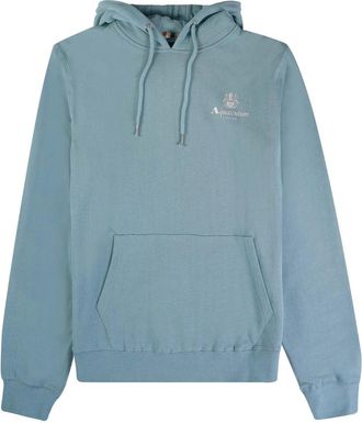 Aquascutum Heren Active Kleine Logo Hoodie (Lichtblauw)