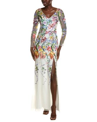 Marchesa Ribbons Gown