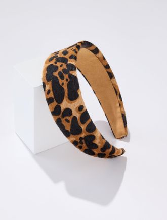 Talbots Leopard Calf Hair Headband - 001 Talbots
