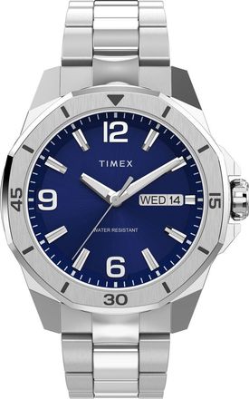 Timex Essex Mens Silver Watch TW2W79500 Stainless Steel - One Size