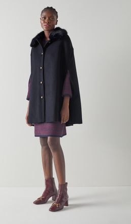 L.k. Bennett Womens Myrtle Coats, Navy - Size Small