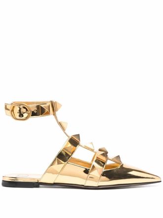 Valentino Garavani Ballerine a punta - Oro