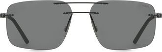 Moncler ME4003 DOPPLER 100187 Mens Sunglasses Black Size 56