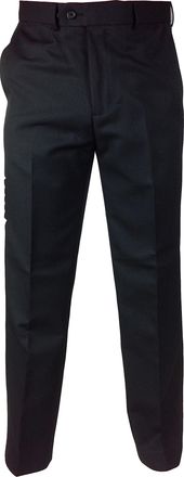 Carabou Mens Light Weight Soft Feel Fialle Trousers W 32 - 50 Leg: 27 29 31 Regular Classic Fit Slacks Bottoms Pants Formal Casual Work Office Black