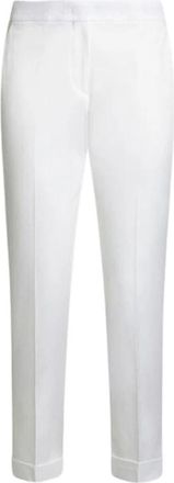 Etro Op Maat Gemaakte Damesbroek Comfort Stijl - Dames - Chinos - Wit - S - Katoen - Broeken