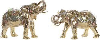 DKD Home Decor Figura Decorativa Dkd Home Decor Elefante Dorado