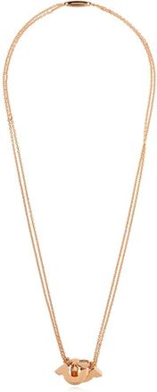 Ferragamo Double Gancini Hangerketting - Dames - Kettingen - Roze - ONE Size - Accessoires