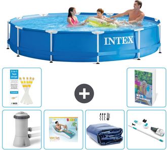 Intex Piscina Con Estructura Redonda - 366x76 Cm - 7-piezas S261