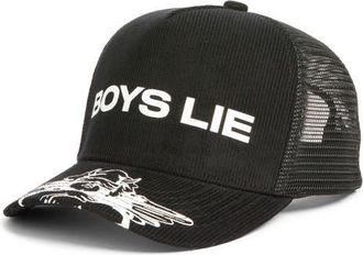 Boys Lie Heavens Edge Trucker Hat in Black at Nordstrom