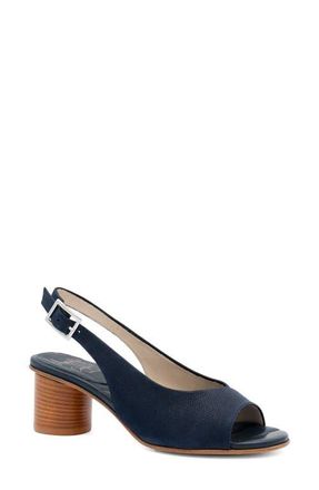 Amalfi By Rangoni Elevato Slingback Sandal in Navy Long Beach at Nordstrom, Size 9.5