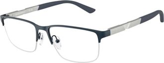 Emporio Armani Ea 1164 Rechthoekig Montuur - unisex - Brillen - Zwart - 54 MM - Accessoires