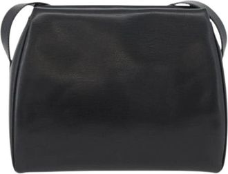 Celine Pre-owned Circle logo schoudertas - Dames - Vintage Schoudertas - Zwart - ONE Size - Leer - Vintage