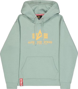 Alpha Industries Hoodie ALPHA INDUSTRIES Basic Hoodie BL, Herren, Gr. M, frost gr&uuml;n, Obermaterial: 80% Baumwolle, 20% Polyester, regular fit, Sweatshirts Hoodie