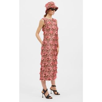 La DoubleJ Column Dress in Jacquard Gyn Chocolate at Nordstrom, Size X-Small