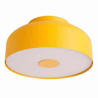 Sollux Lighting Plafone amarillo acero/pvc alt. 15 cm