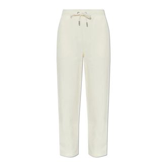 Ami Sweatpants, female, Beige, Size: 2XS Wide-leg Sweatpants