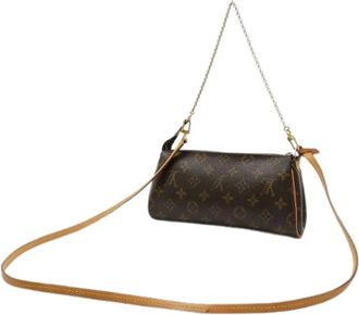 Louis Vuitton Pre-owned Cross Body Bags, female, Brown, Size: ONE SIZE Pre-owned Canvas Crossbody Bag