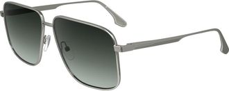 Victoria Beckham Gray Metal Womens Sunglasses