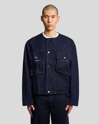 Lyle & Scott Contrast Check Spijkerjack