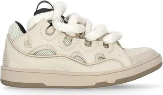 Lanvin Curb Sneakers - Heren - Sneakers - Beige - 35 EU - Leer - Schoenen