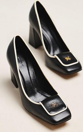 Maeve Logo Block Heels