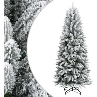 vidaXL Rbol De Navidad Artificial Con Nieve Pvc Y Pe 180 Cm Vidaxl