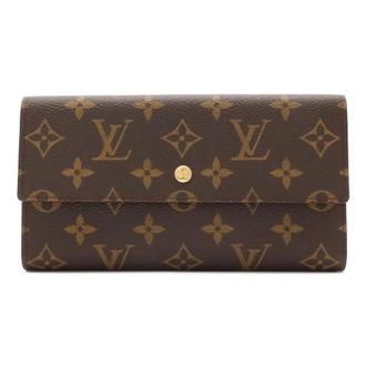 Louis Vuitton Pre-owned Portafoglio Lungo (Tri-fold) - - Pre-owned - Donna - Marrone - ONE SIZE
