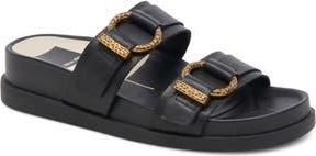 Dolce Vita Soya Platform Sandal in Onyx Leather at Nordstrom Rack, Size 7.5