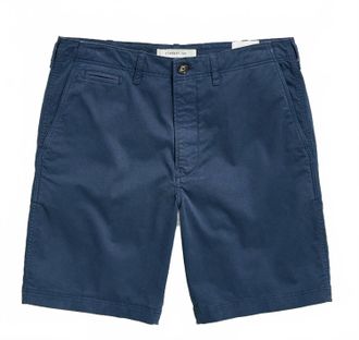Billy Reid Mens Chino Short In Carbon Blue