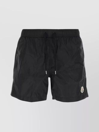 Moncler stretch waistband nylon swim shorts