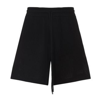 Amiri Casual Shorts, male, Black, L, Crochet Mesh Short