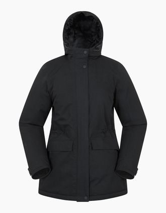 Mountain Warehouse Womens Mountain Warehouse Womens/Ladies Maple Waterproof Padded Jacket - Black - Size: 12