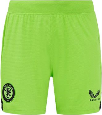 Castore Dames/Dames Aston Villa FC keepershort (Groen/Kaviaar)