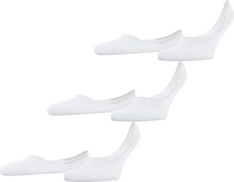 Falke Step Cotton 3-Pack No Show Socks in White at Nordstrom, Size Medium