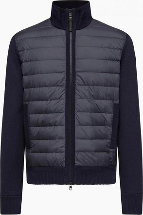Moncler Mens Hybrid Cardigan Navy - Size: XL