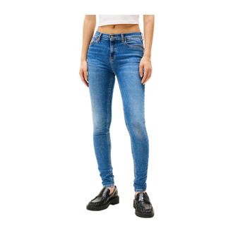 Tommy Hilfiger Skinny Jeans, female, Blue, Size: W27 L30 Nora Skinny Jeans