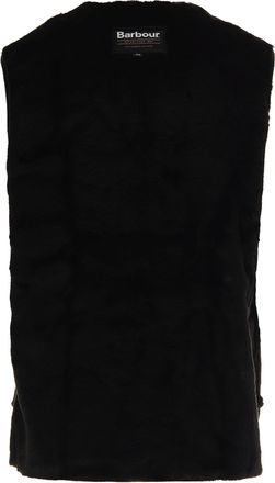 Barbour Mens Gilet Acrylic Fleece Black Waistcoats & Gilets