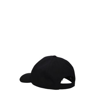 Versace VE8547238674697BT Logo-Embroidered Cotton Baseball Cap - Black