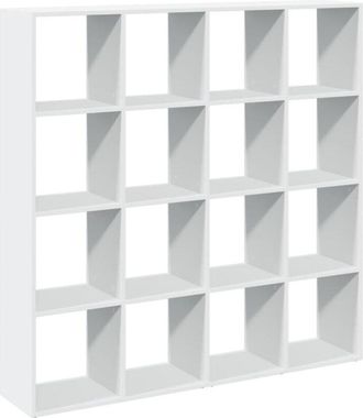 vidaXL Estanter&iacute;a Librer&iacute;a Madera Ingenier&iacute;a Blanca 137,5x29x137,5 Cm Vidaxl