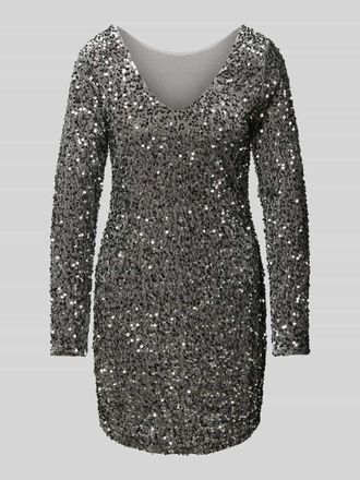 Vero Moda Loose Fit Paillettenkleid mit Wendefunktion Modell BELLA in Anthrazit, Gr&ouml;&szlig;e S