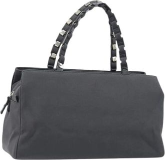 Ferragamo Pre-owned Handbags, female, Gray, Size: ONE SIZE Pre-owned Hand Bag